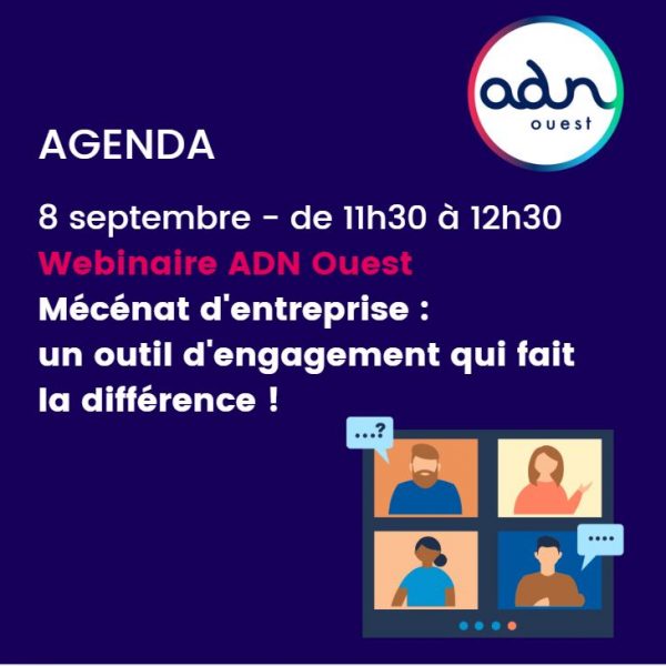 webinaire ADN Ouest mécénat
