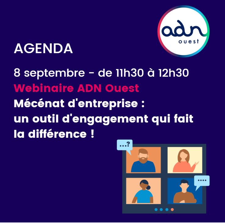 webinaire ADN Ouest mécénat